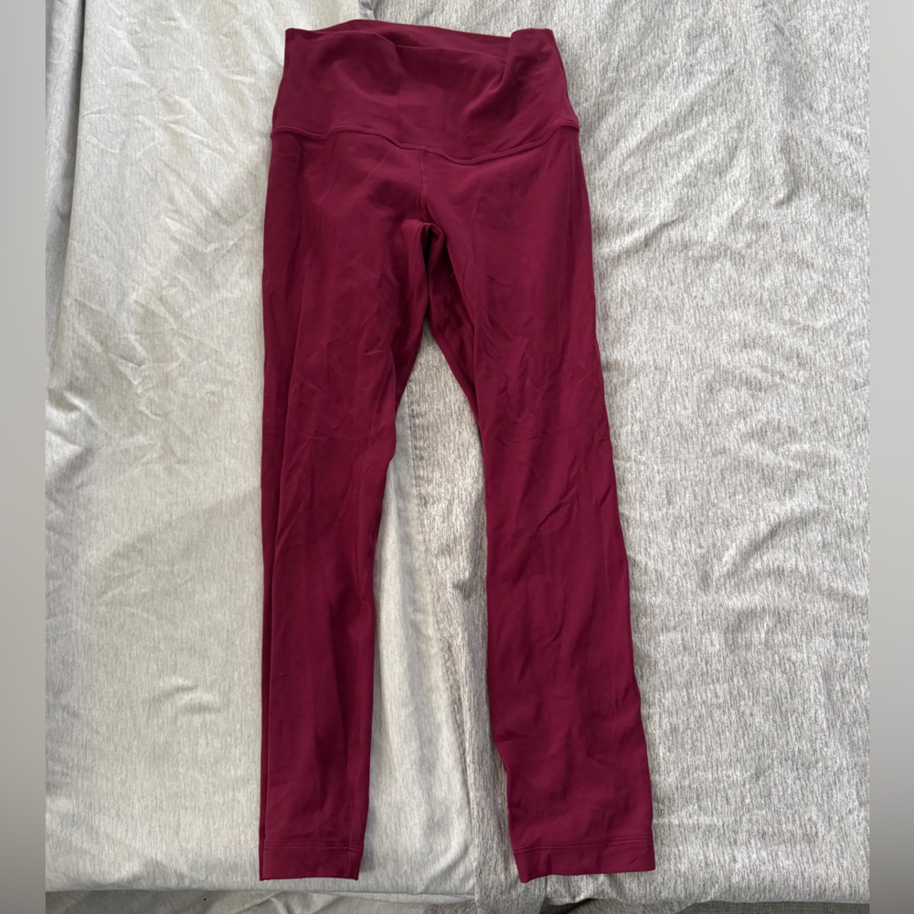 Dark pink lululemon legging